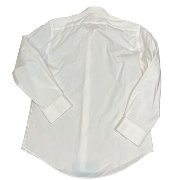 Nordstrom Tech-Smart Traditional Fit Coolmax White Dress Shirt Size 15 32-33 - Picture 4 of 8